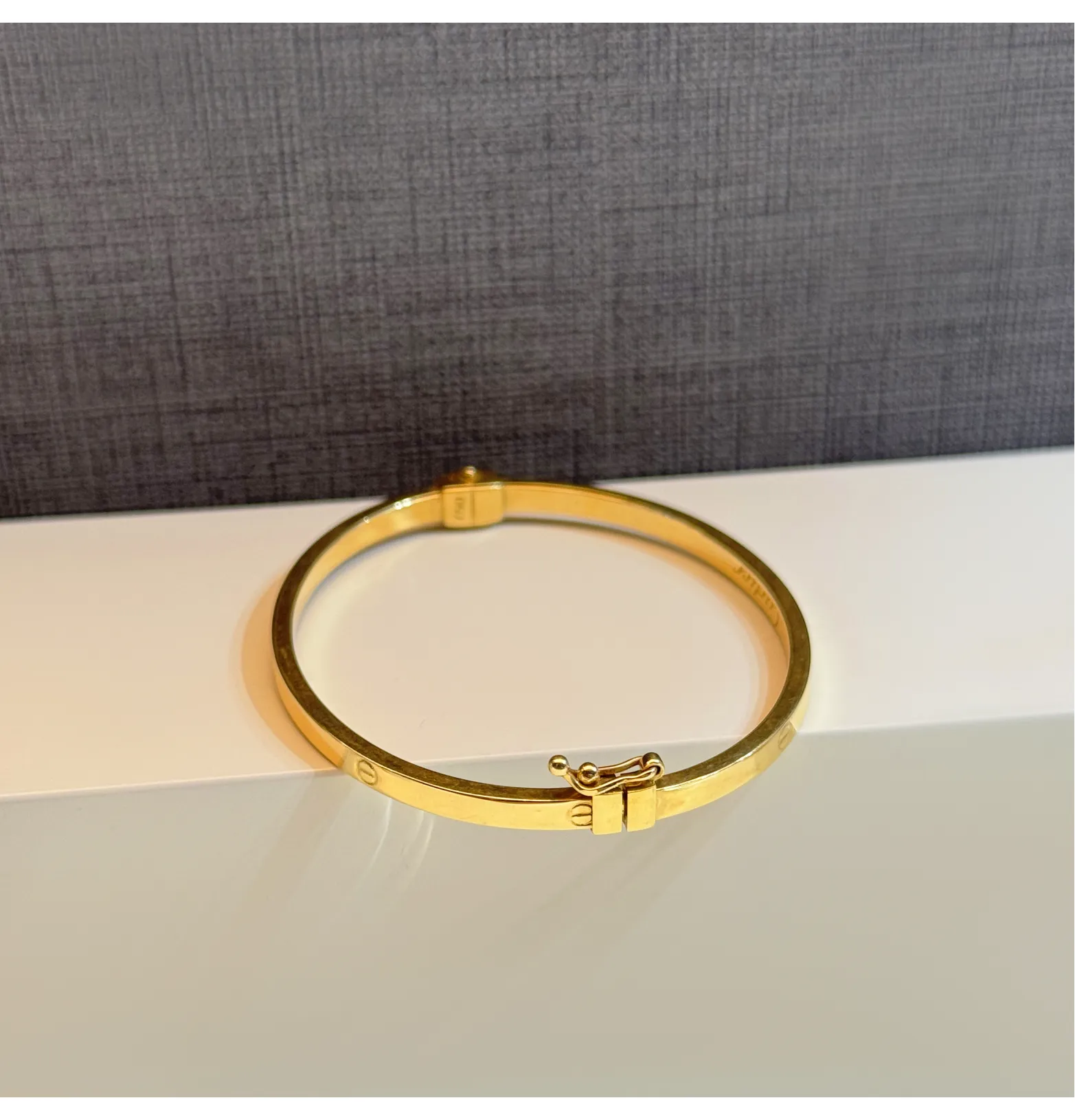 18-karat gold Cartier bracelet, made in Turkey