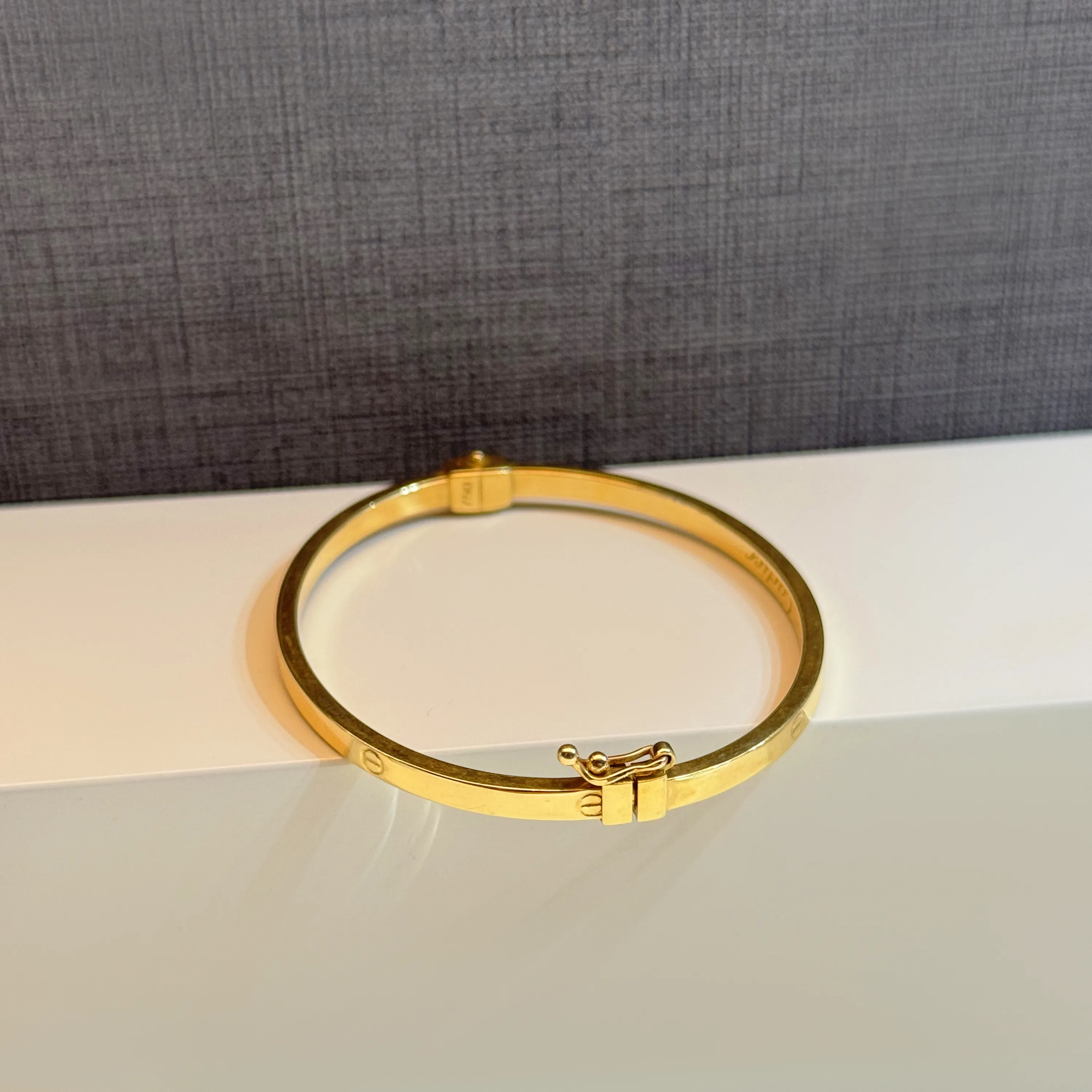 18-karat gold Cartier bracelet, made in Turkey