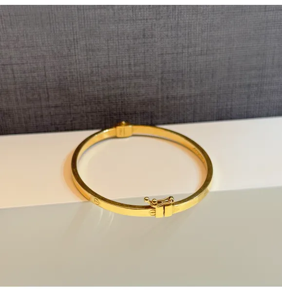 18-karat gold Cartier bracelet, made in Turkey - (H-1322)