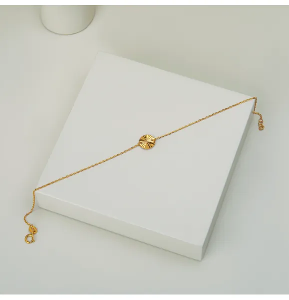 21-karat gold bracelet, Turkish made - (H-1324) 21-karat gold bracelet, Turkish made - (H-1324)