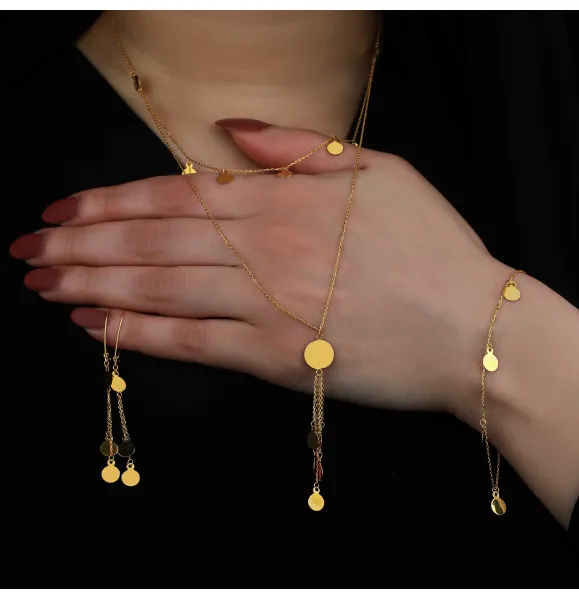 21 karat gold set, Turkish made