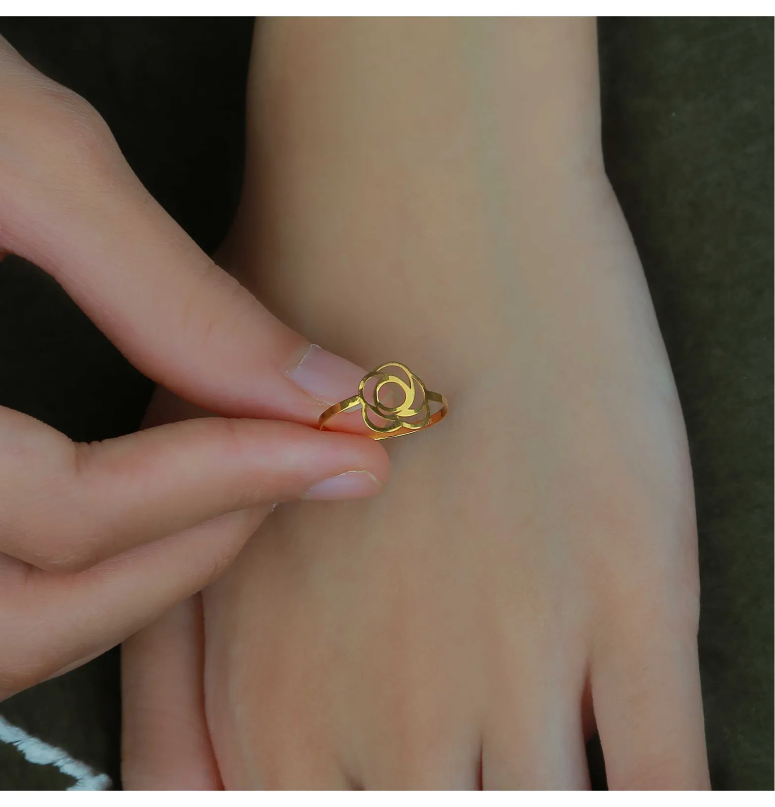 21-karat gold ring, Turkish made