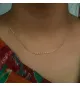 18 karat gold choker, made in Turkey