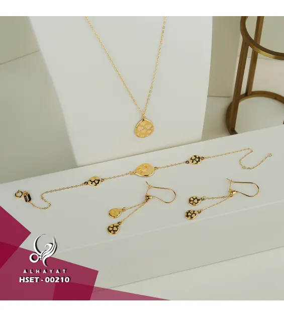 21 karat gold set, Turkish made