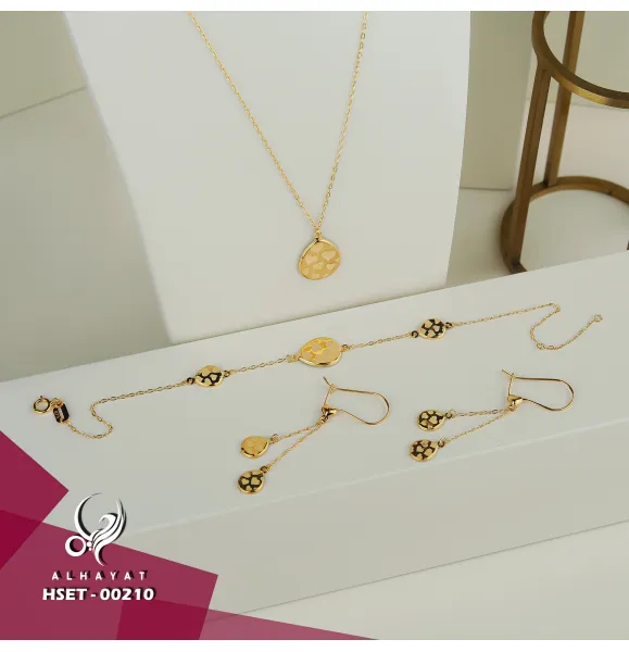 21 karat gold set, Turkish made