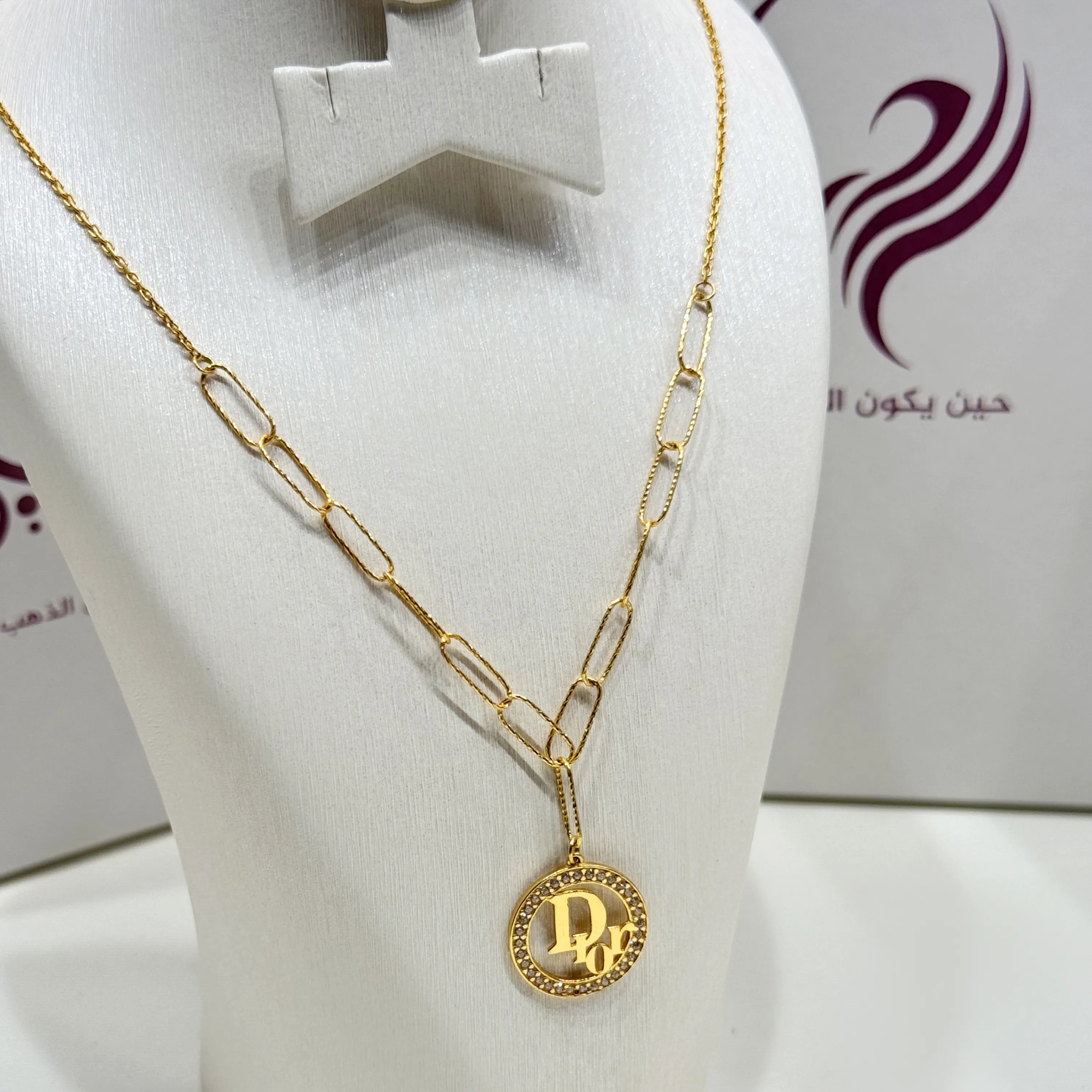 21-karat gold choker, Turkish made 21-karat gold choker, Turkish made