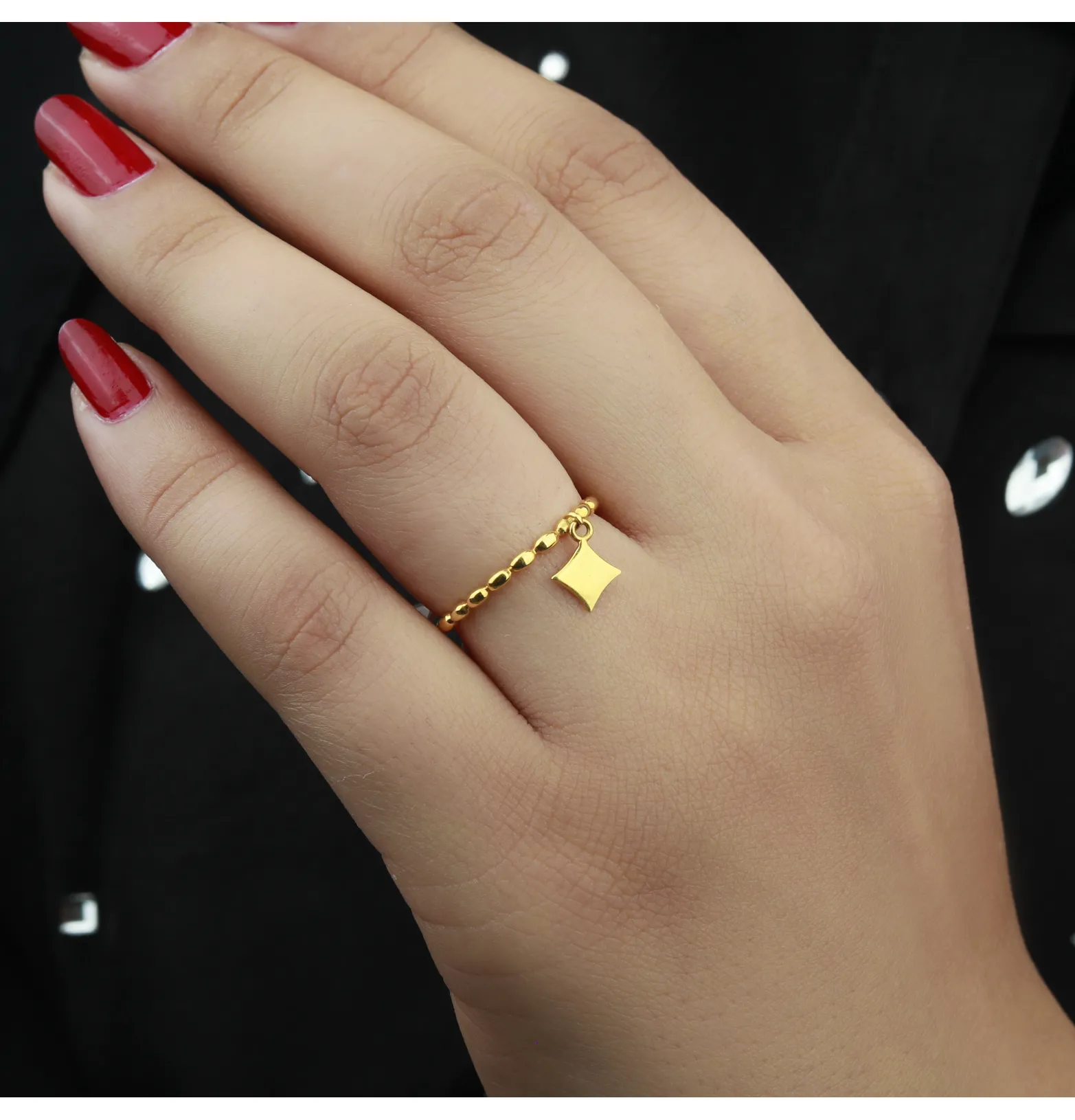21-karat gold ring, Turkish made