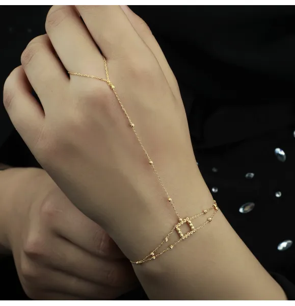 21-karat gold hand, Turkish made - (H-1355)