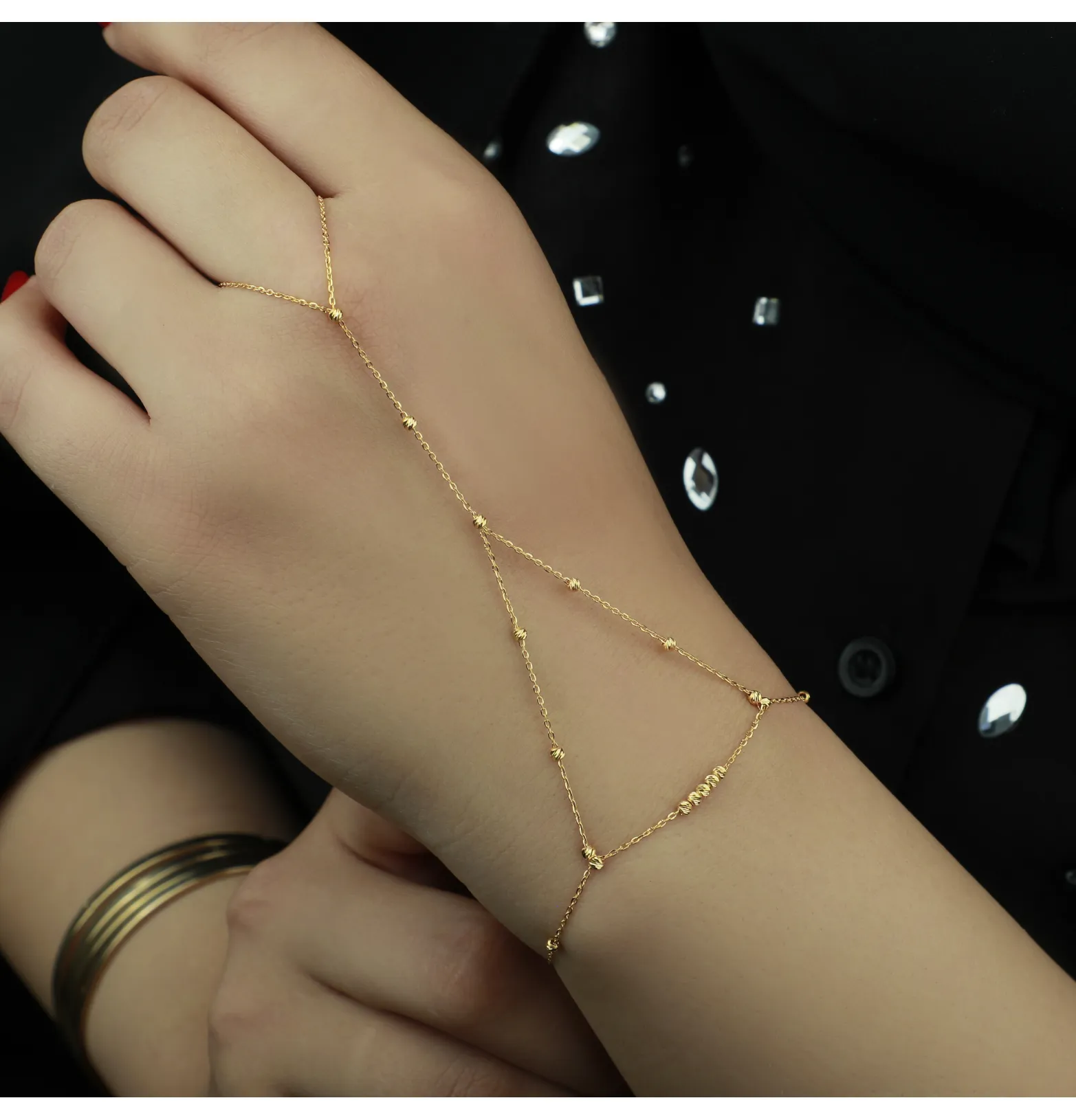 21-karat gold hand, Turkish made