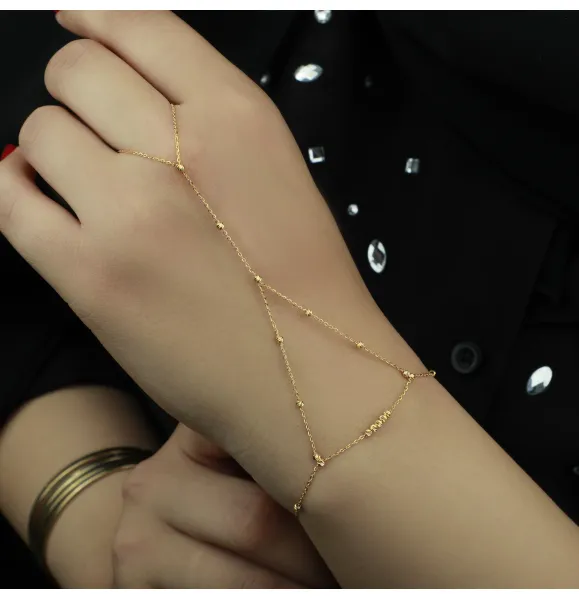 21-karat gold hand, Turkish made - (H-1356)