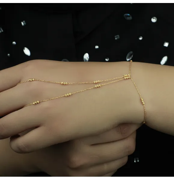 21-karat gold hand, Turkish made - (H-1357)