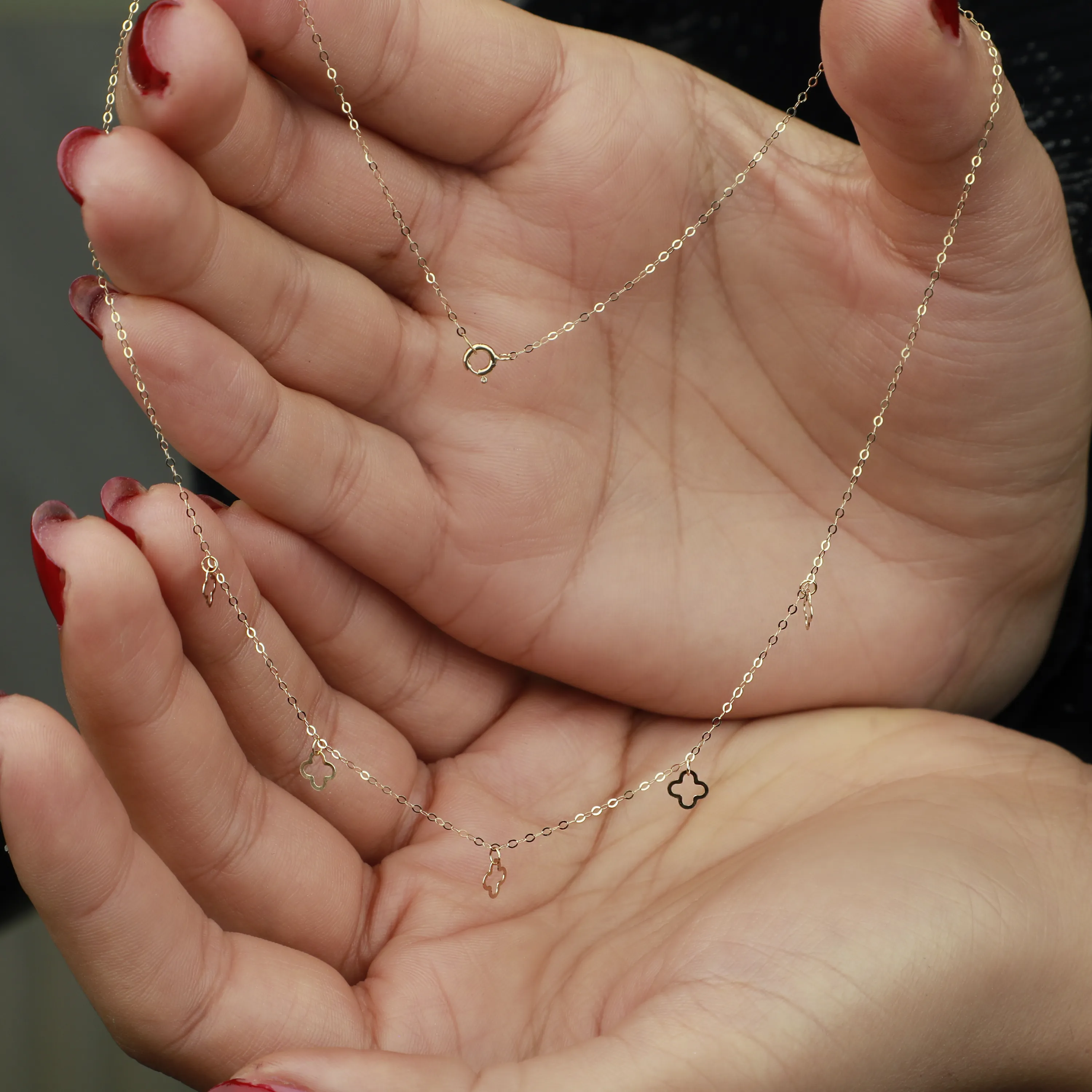 18-karat gold choker, Turkish made