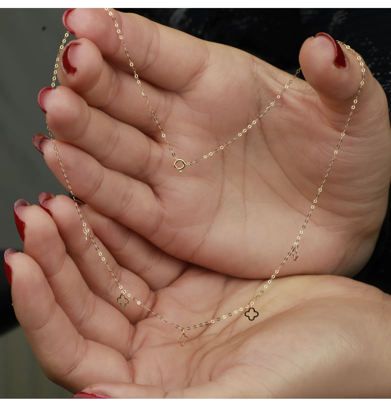 18-karat gold choker, Turkish made