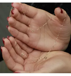 18-karat gold choker, Turkish made 18-karat gold choker, Turkish made