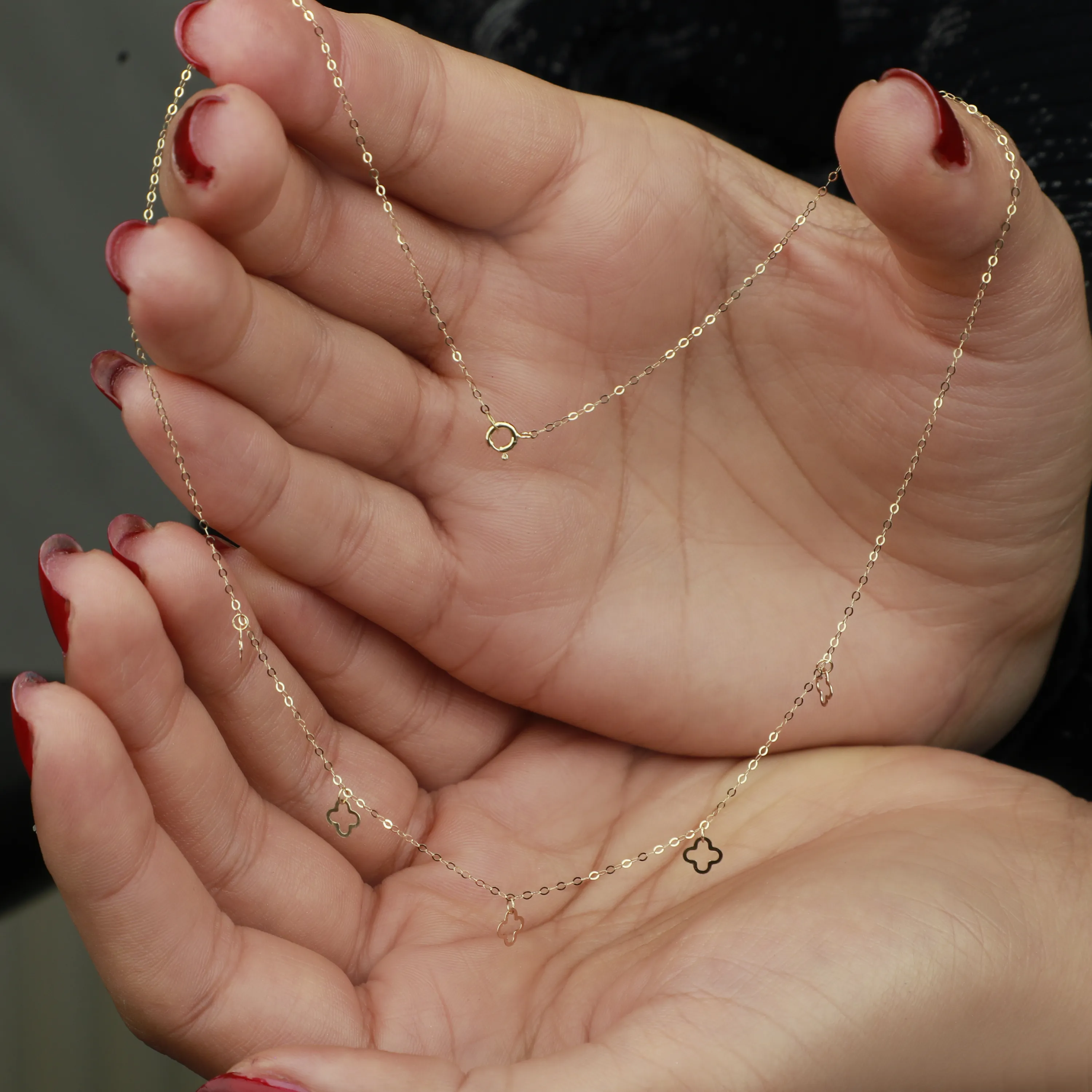 18-karat gold choker, Turkish made