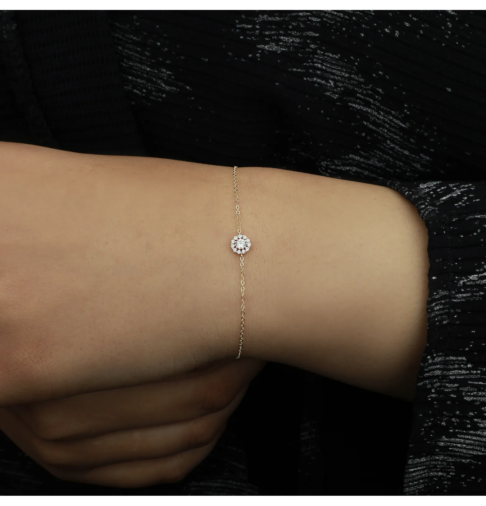 18-karat gold bracelet, Turkish made