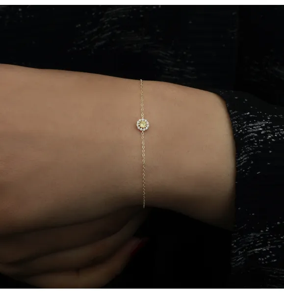 18-karat gold bracelet, Turkish made - (H-1367) 18-karat gold bracelet, Turkish made - (H-1367)