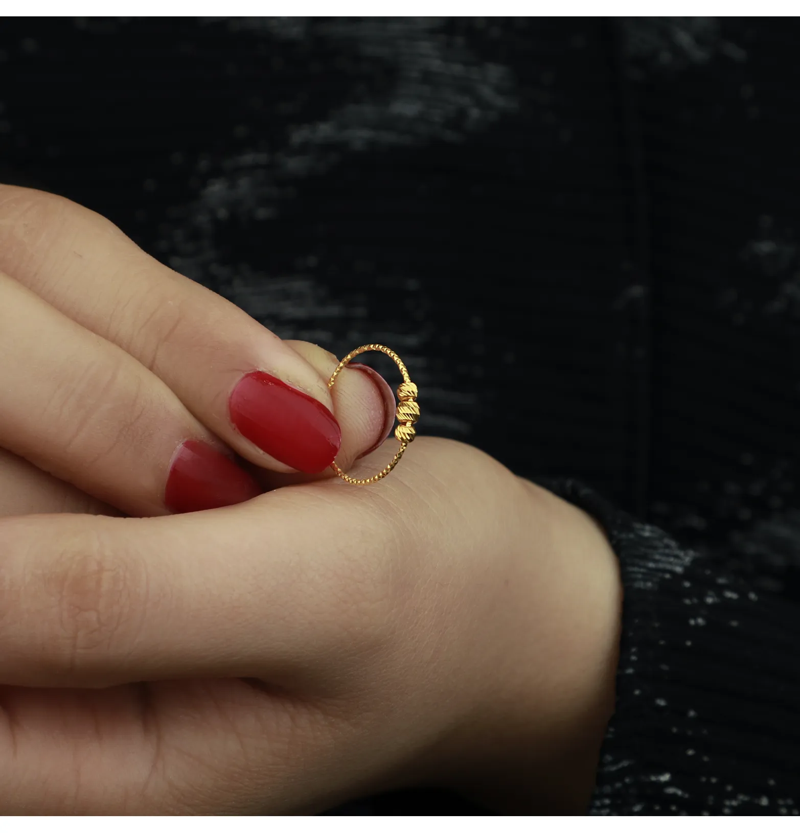 21-karat gold ring, Turkish made