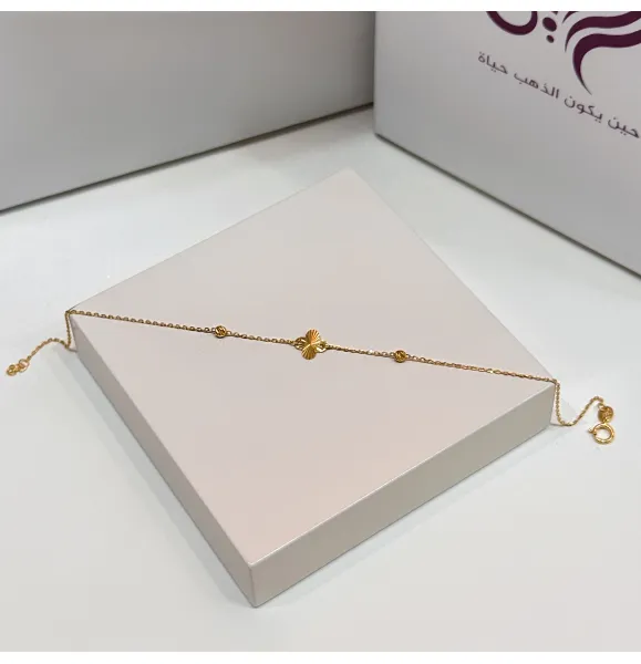 21-karat gold bracelet, Turkish made - (H-1378)