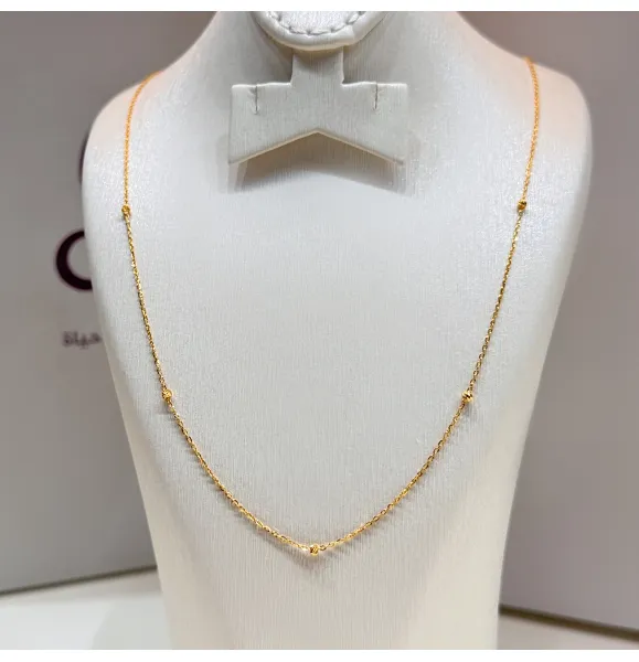 21-karat gold chain, Turkish made - (H-1381)