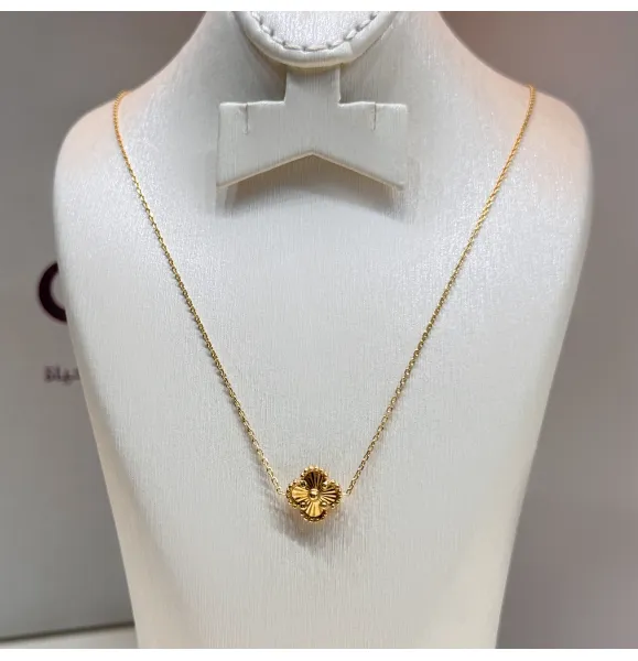 18-karat gold choker, Turkish made - (H-1382) 18-karat gold choker, Turkish made - (H-1382)