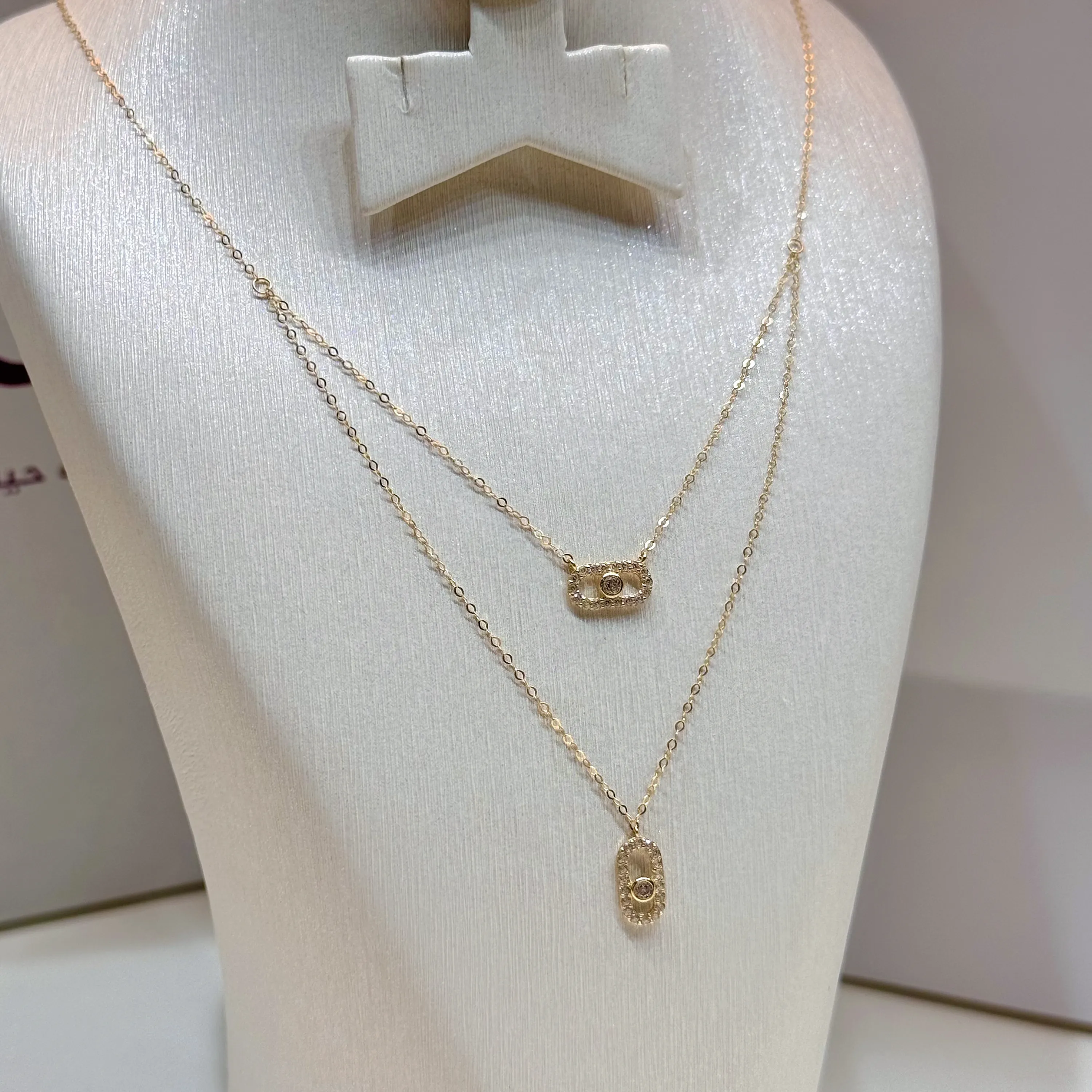 18-karat gold choker, Turkish made