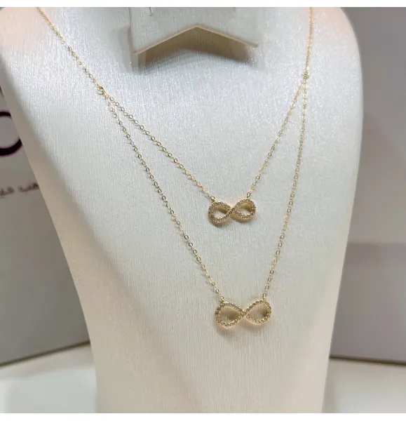 18-karat gold choker, Turkish made - (H-1400)