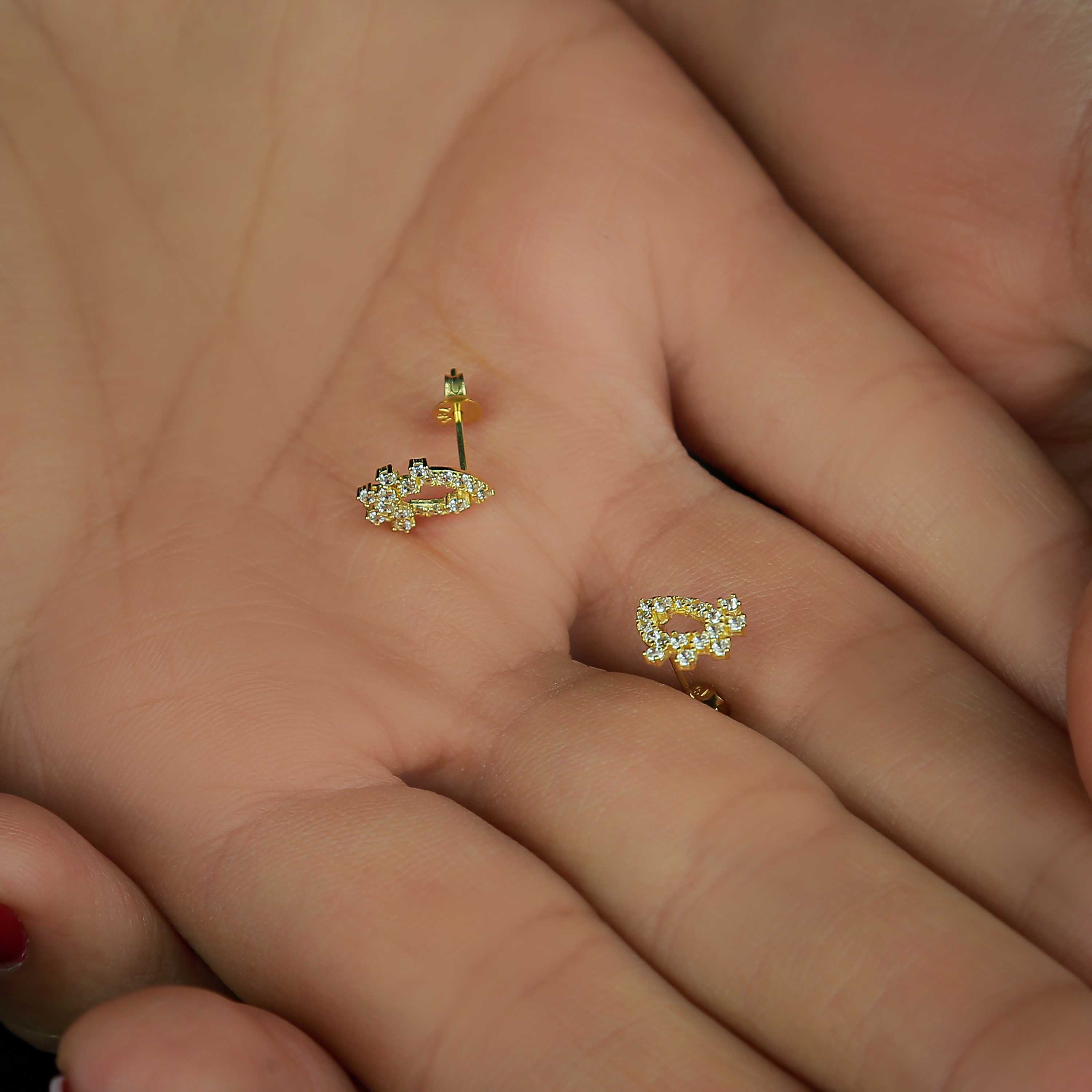 18 karat gold net ring, made in Turkey