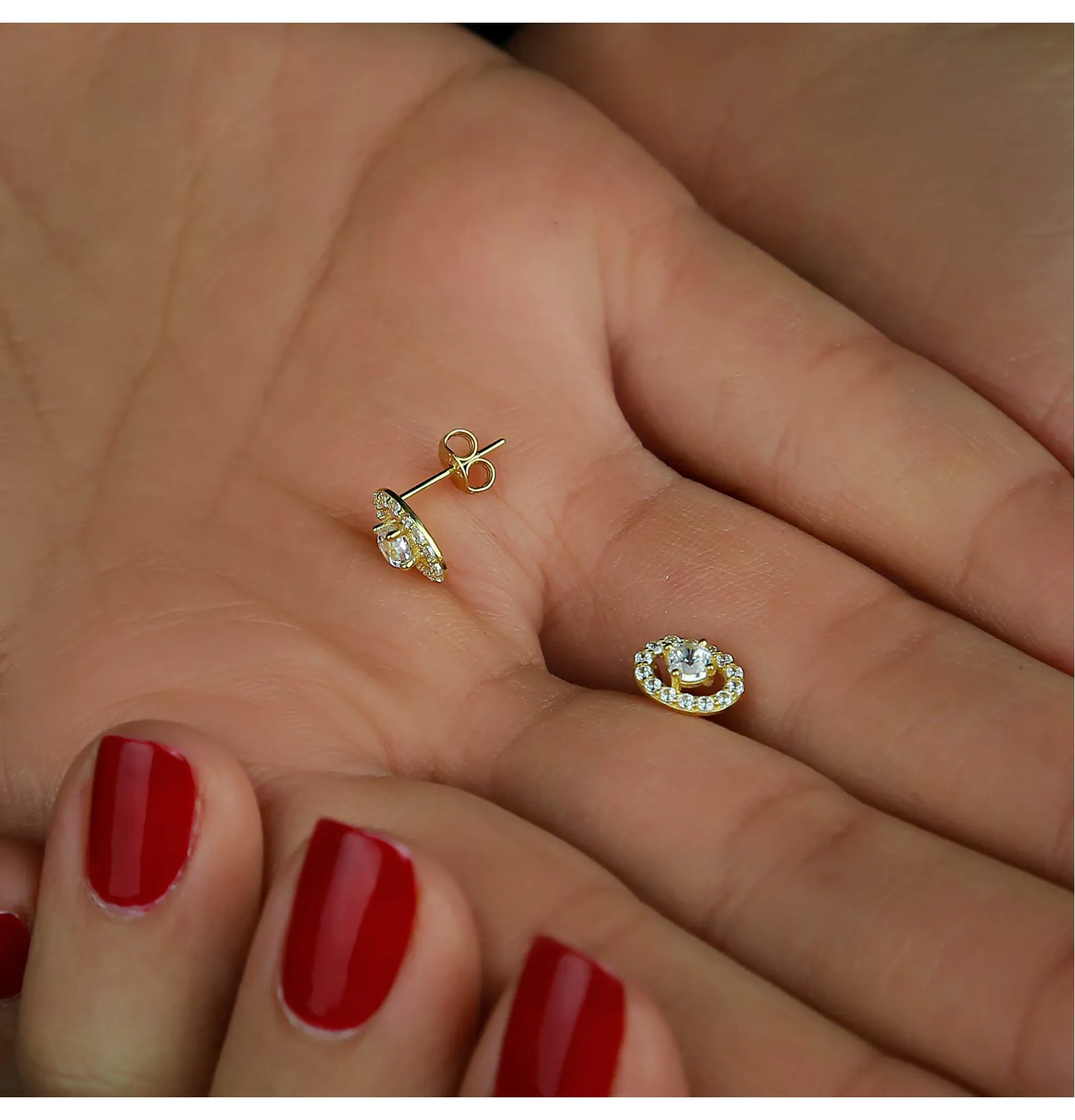 18 karat gold net ring, made in Turkey