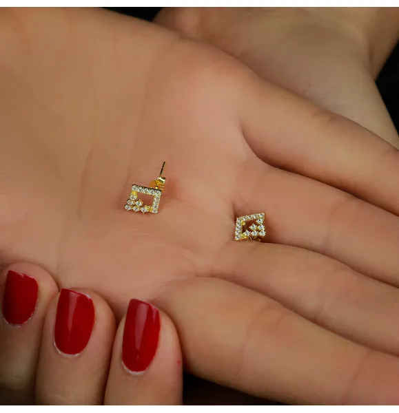 18 karat gold net ring, made in Turkey