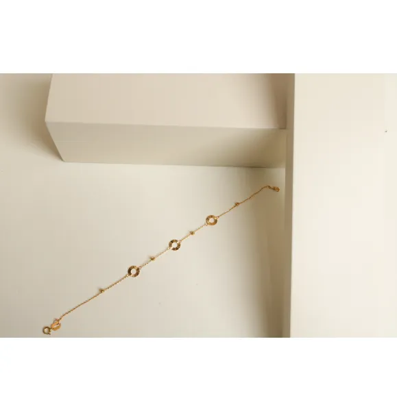 21-karat gold bracelet, Turkish made - (H-1443)