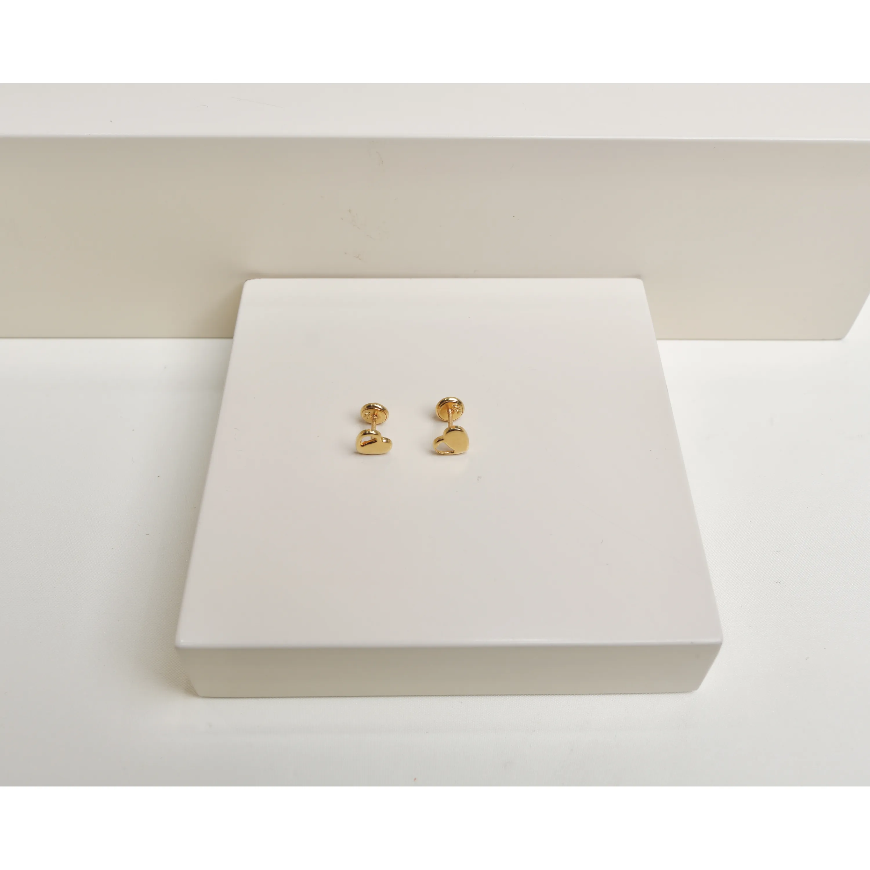 Children's earrings, 21 karat gold, Turkish made