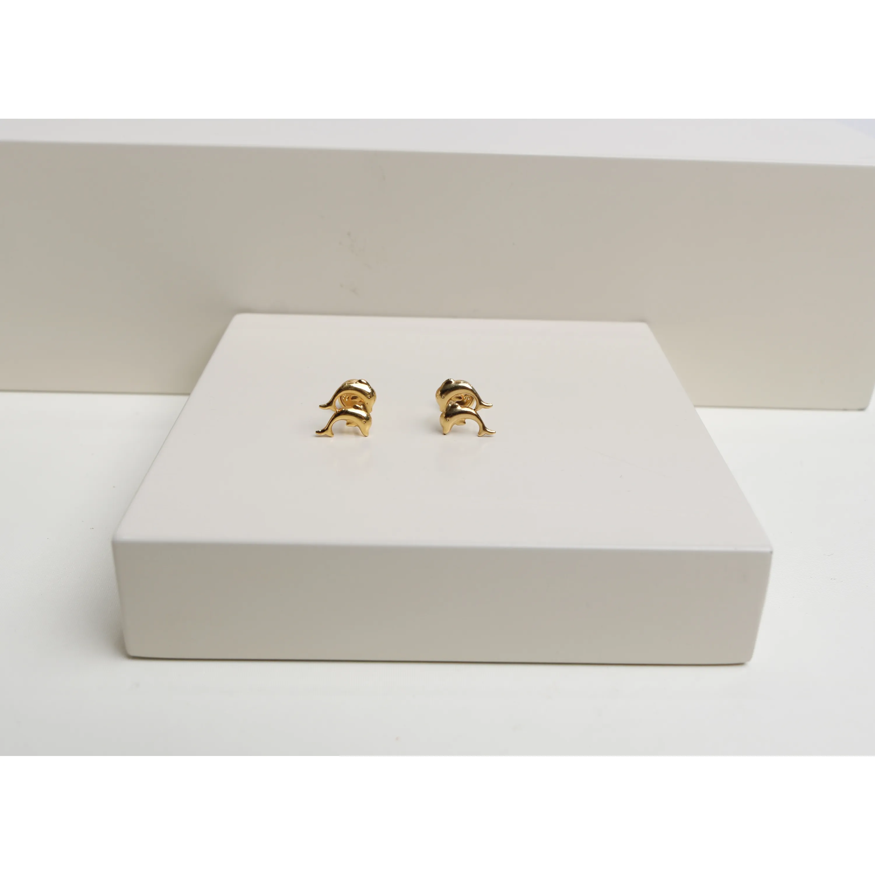 Children's earrings, 21 karat gold, Turkish made