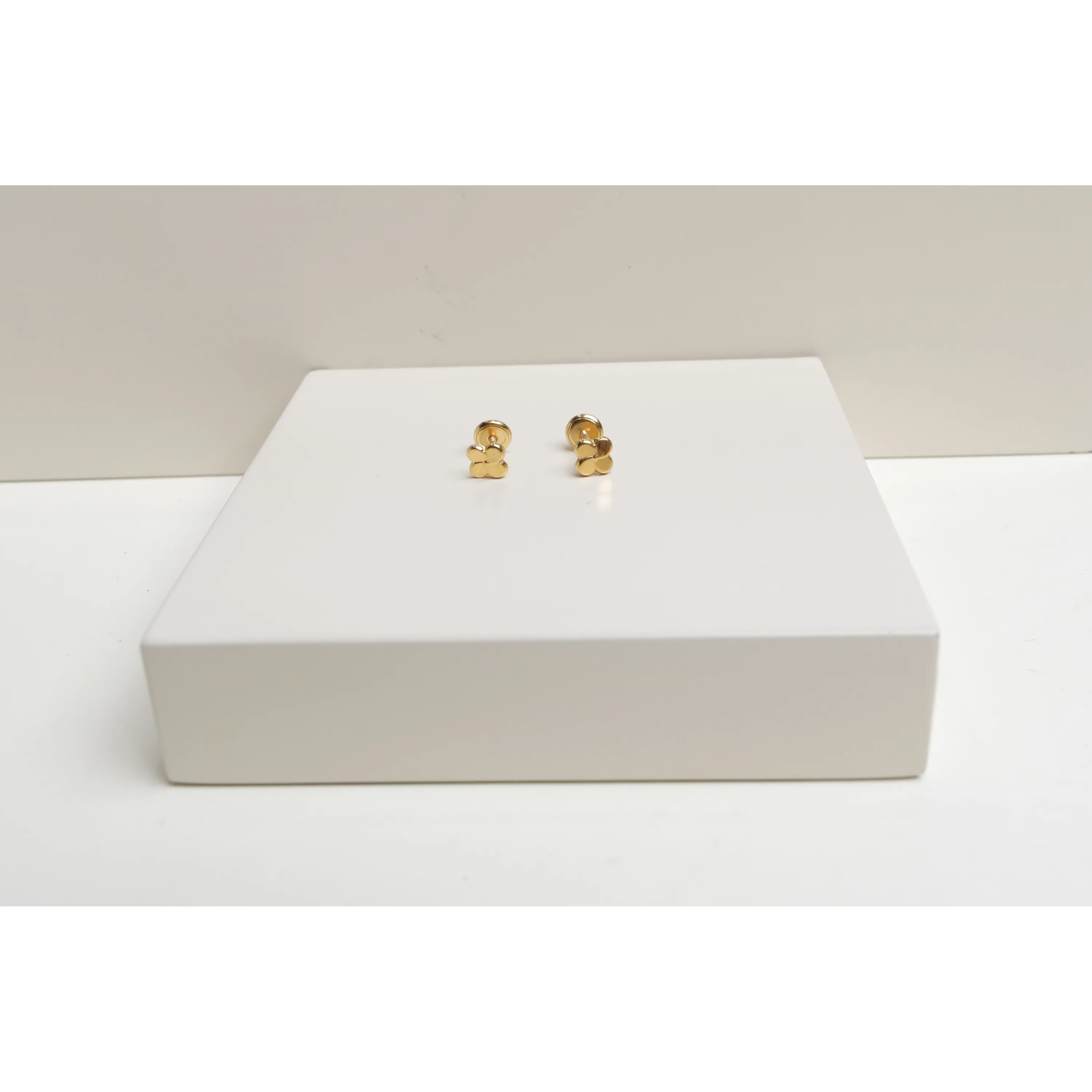 Children's earrings, 21 karat gold, Turkish made