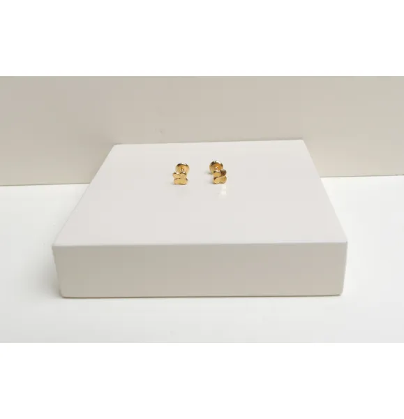 Children's earrings, 21 karat gold, Turkish made