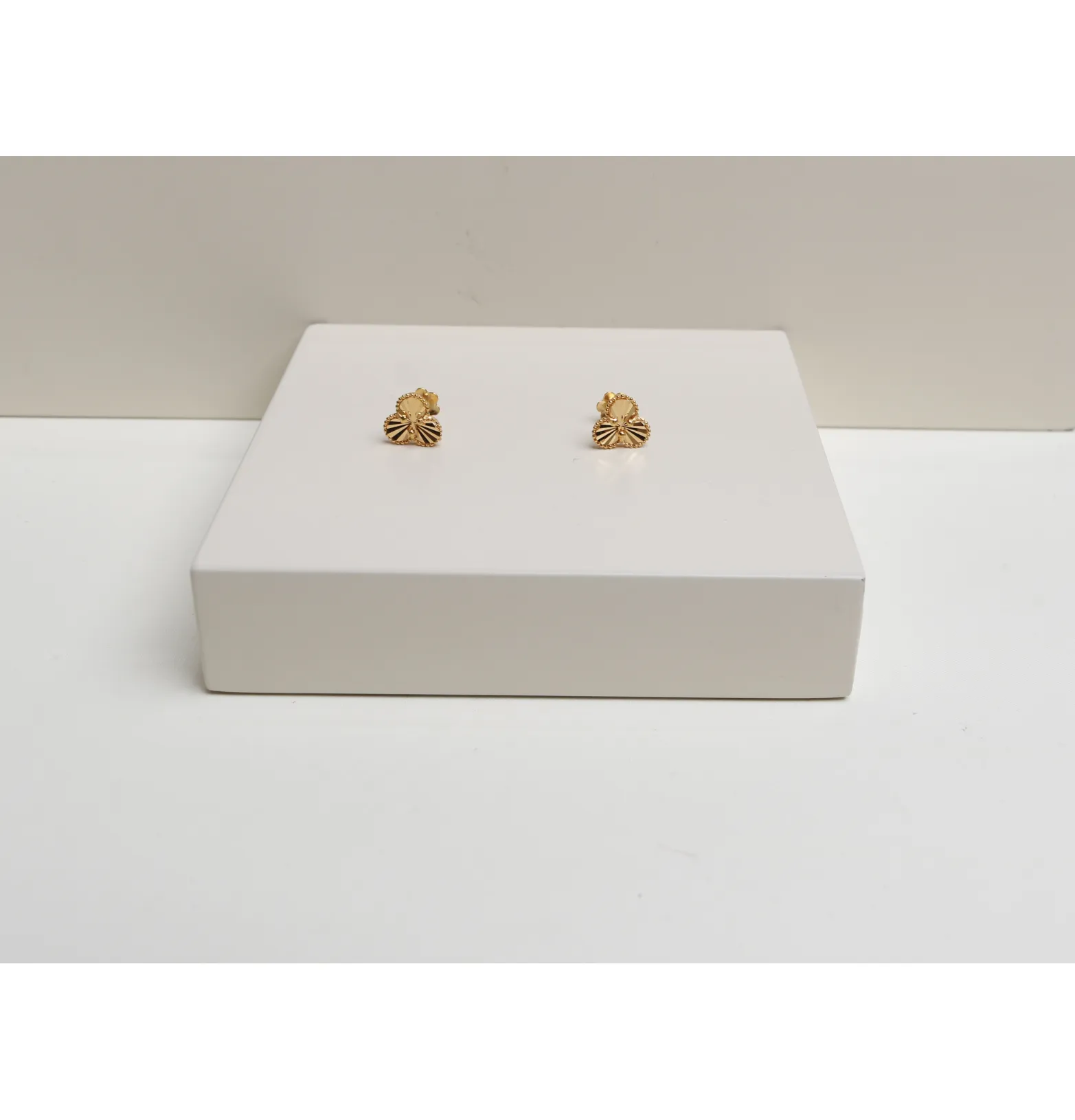 Children's earrings, 21 karat gold, Turkish made