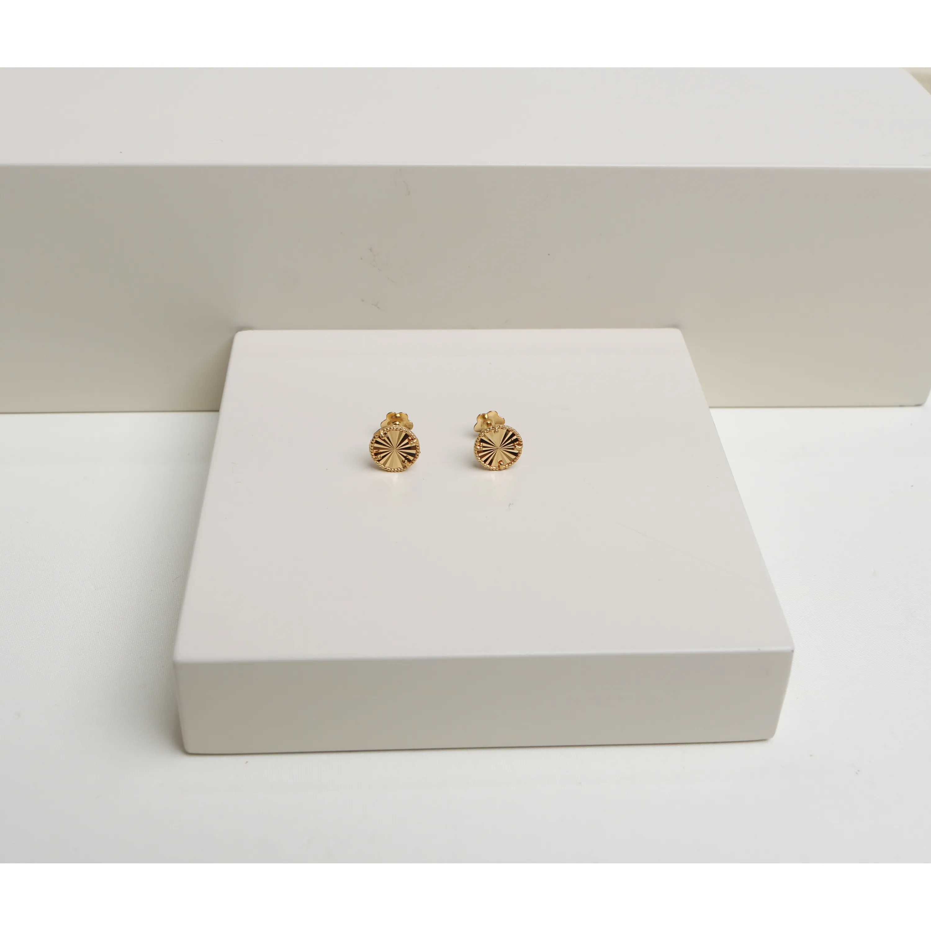Children's earrings, 21 karat gold, Turkish made