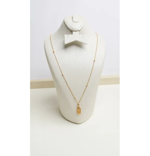 21-karat gold choker, Turkish made - (H-1461) 21-karat gold choker, Turkish made - (H-1461)