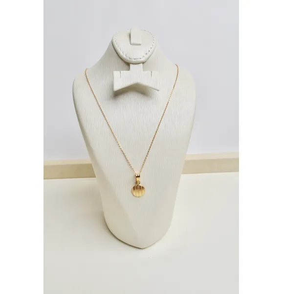 21-karat gold choker, Turkish made - (H-1462) 21-karat gold choker, Turkish made - (H-1462)