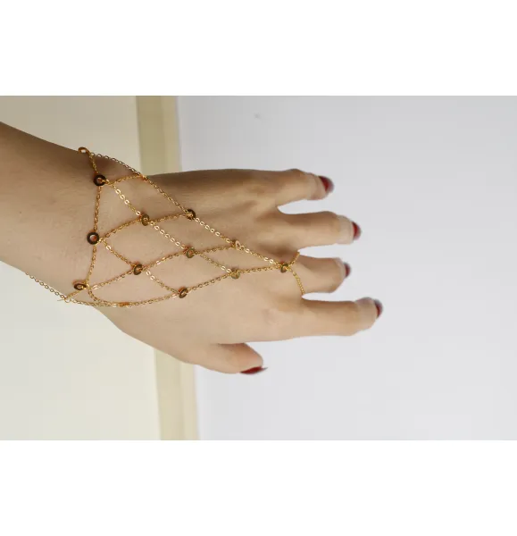 21-karat gold hand, Turkish made - (H-1466)