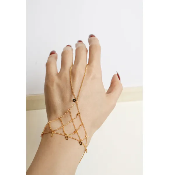 21-karat gold hand, Turkish made - (H-1470)