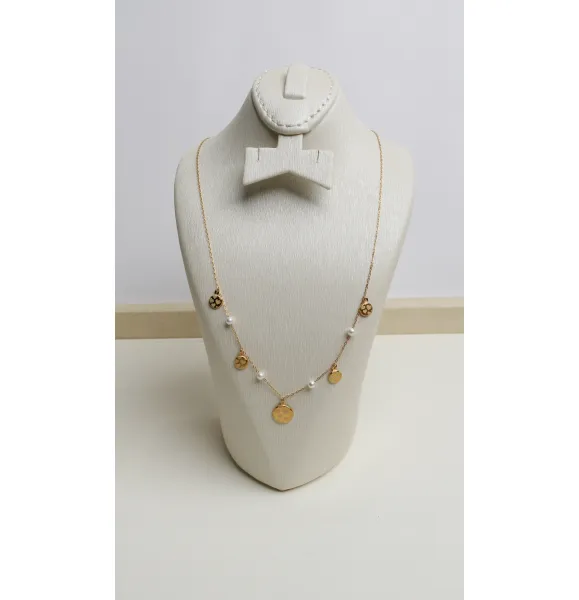 21-karat gold choker, Turkish made - (H-1471) 21-karat gold choker, Turkish made - (H-1471)