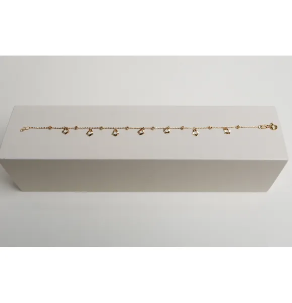 21-karat gold bracelet, Turkish made - (H-1479)