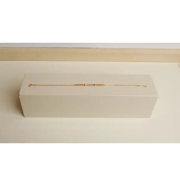 21-karat gold bracelet, Turkish made - (H-1487)