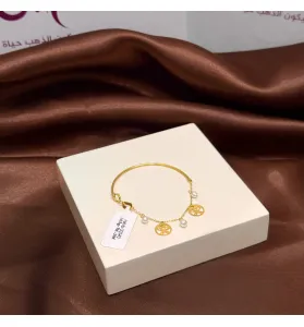 Baby bracelet, 21 karat gold, Turkish made Baby bracelet, 21 karat gold, Turkish made
