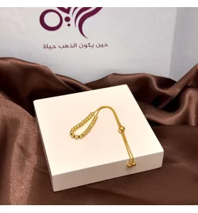 21-karat gold bracelet, Turkish made