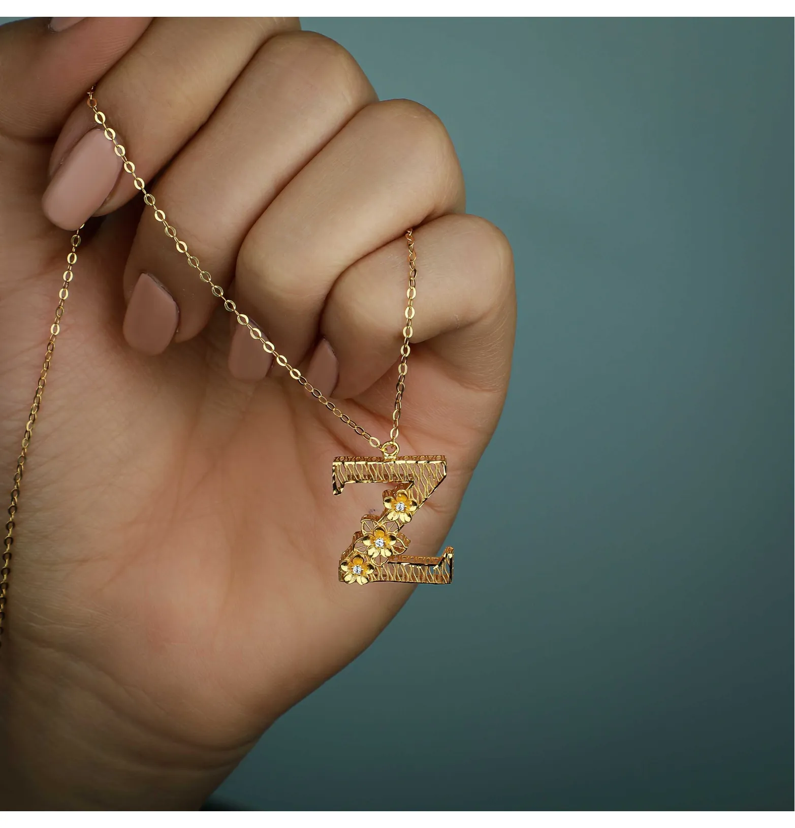 21-karat gold choker, made in Turkey
