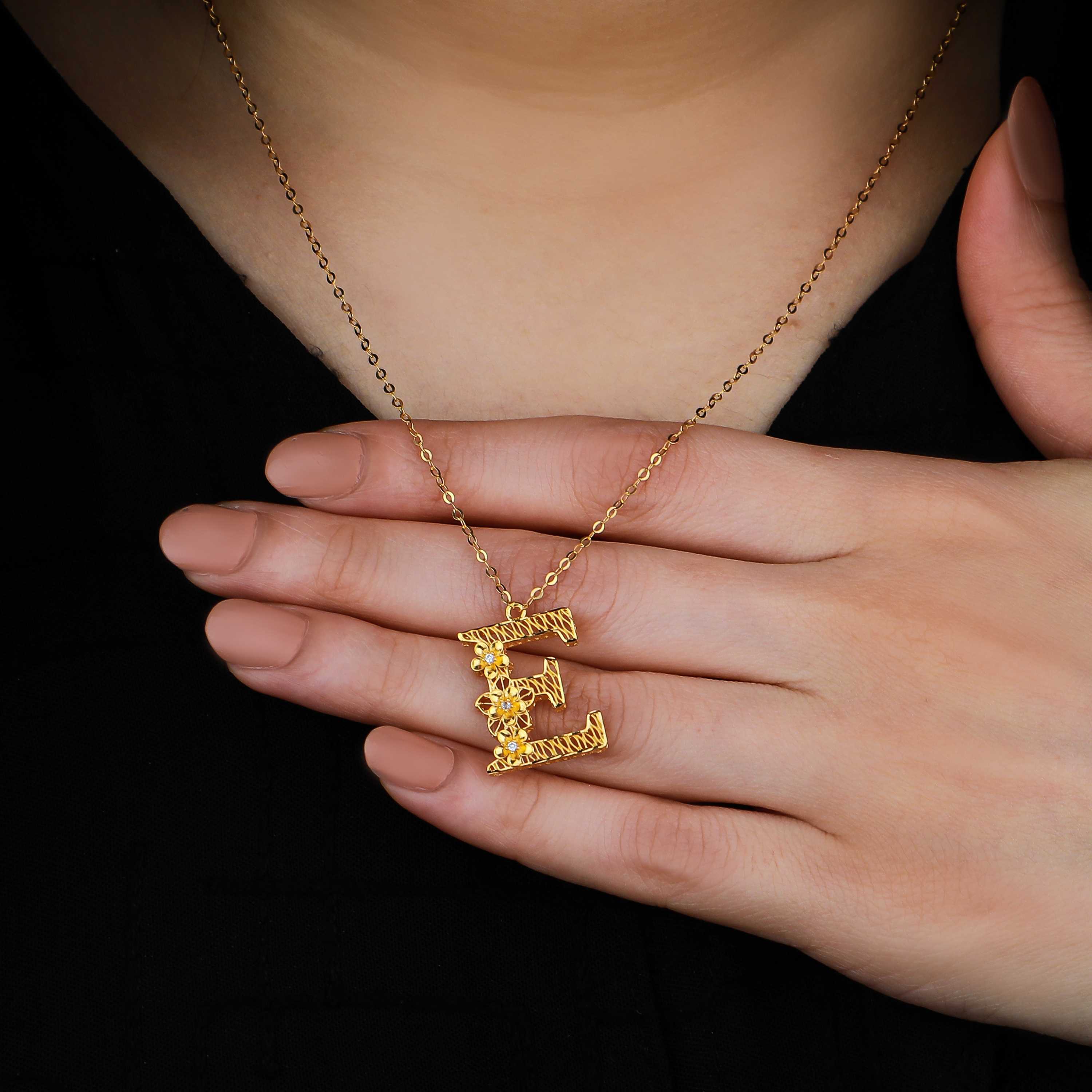 21-karat gold choker, made in Turkey