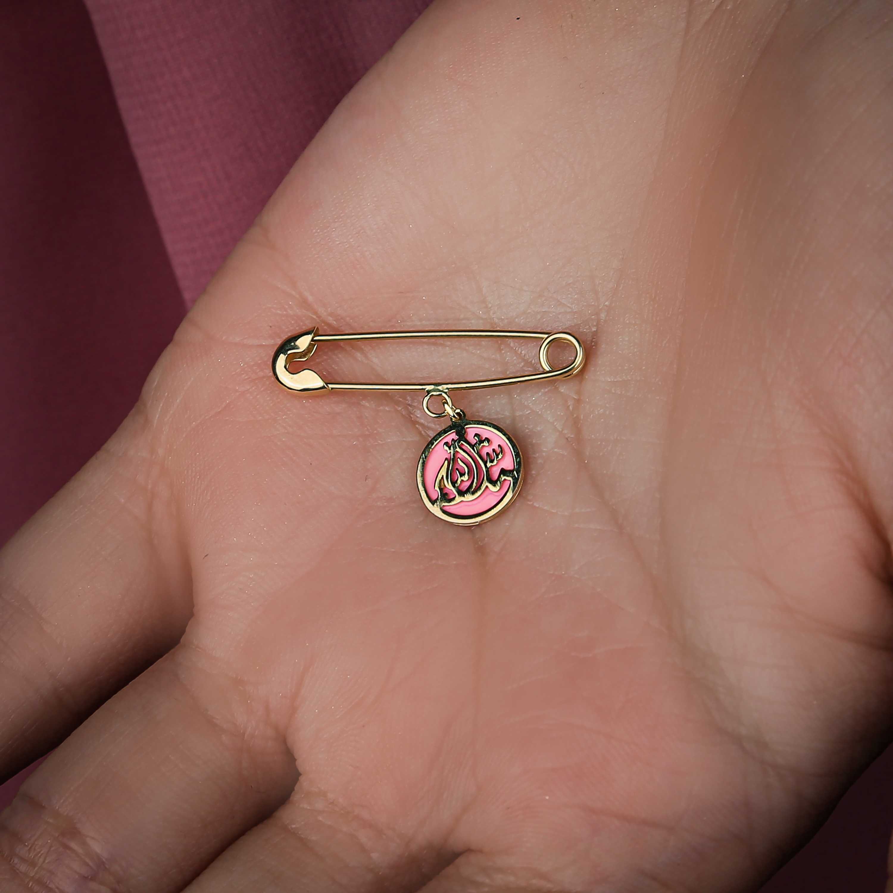 18 karat gold brooch, Turkish made