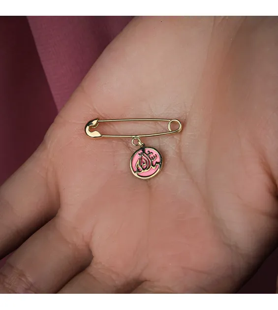 18 karat gold brooch, Turkish made